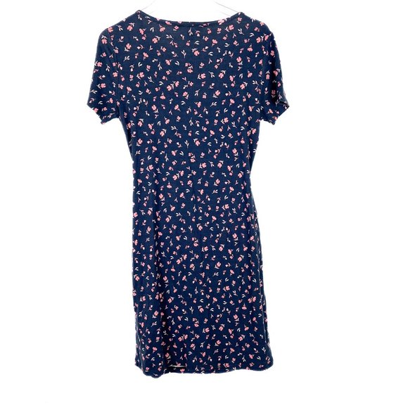 NWT Stitch Fix 41 Hawthorn Brigitte Knit Dress Ditsy Floral Navy Size Medium M - Picture 8 of 10